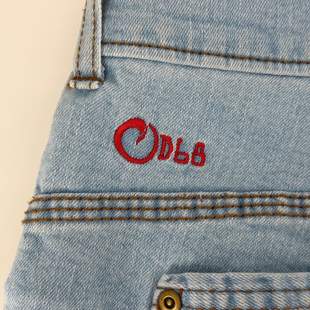 Origin Jeans Mens 40x29 (Tag 36x30) Light Blue Straight Leg Denim Made in USA - Picture 6 of 16